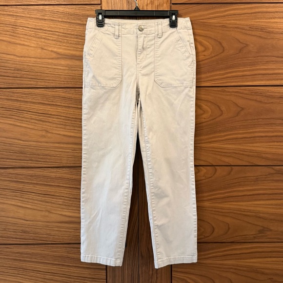 1822 Denim Pants - 1822 EUC Cream Chino Ankle Straight Spring Transitional Pants - Sz 8